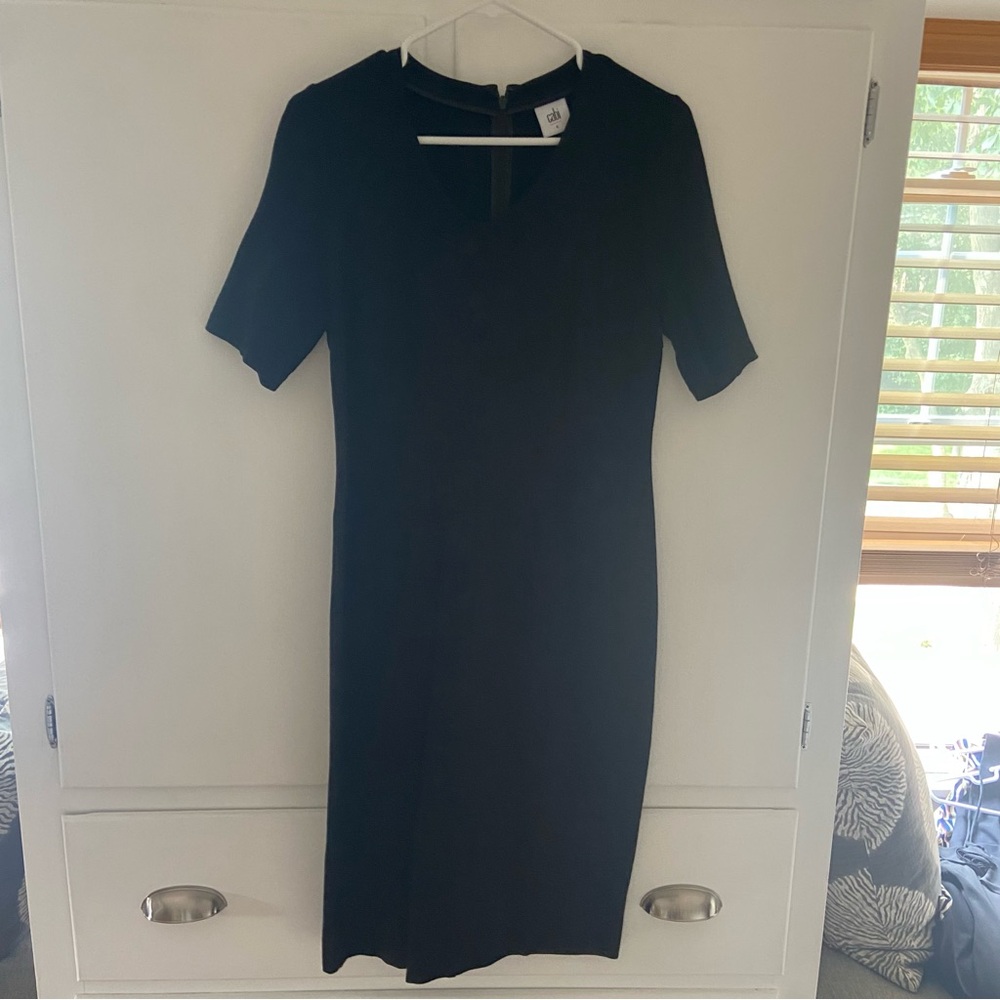 CAbi Black Midi Dress
